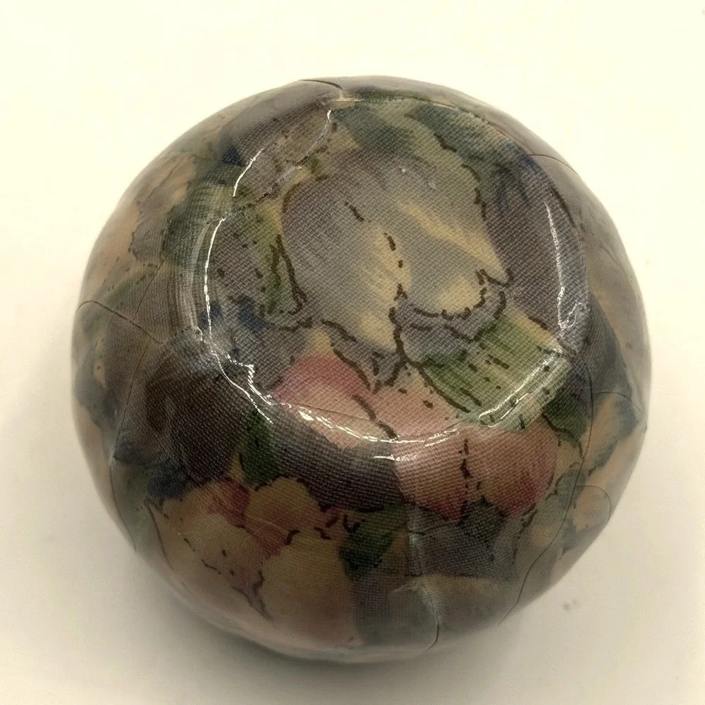 Vintage Art Pottery Ceramic Votive Holder planter Earth Tone Glaze Tulip 2.5in